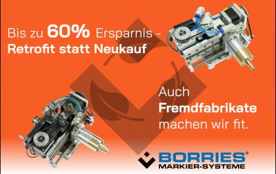 News-Titelbild: BORRIES Retrofit zeigt alten und neuen 313-Markierer im Vergleich